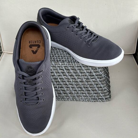 Cuater by Travis Mathew’s Phenom Woven Golf Sneakers Gray Men’s Size 10 - Picture 1 of 8